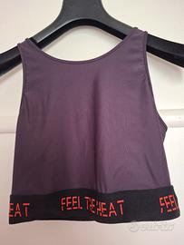 Top vogatore lilla. Decathlon. Tg. S