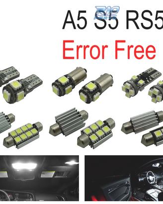 KIT 14 LAMPADE LED INTERNE PER AUDI A5 S5 RS5 B8 0