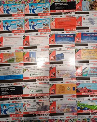 Super Lotto 120+ Schede Telefoniche Telecom - Pezz