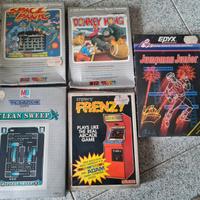 Videogiochi console COLECOVISION (4) + VECTREX (1)