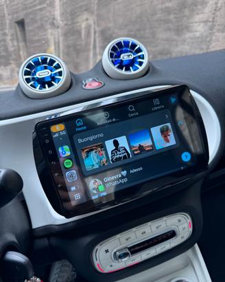 Navigatore CarPlay Android Smart 453 Fortwo 