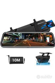 Specchio Retrovisore Auto 10 pollici Touchscreen