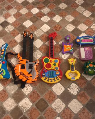 10 chitarre giocattolo e giochi elettronici