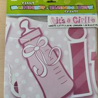 Banner nascita bambina