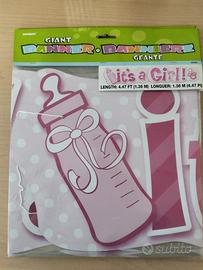 Banner nascita bambina