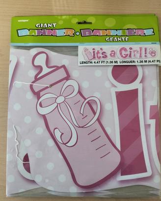 Banner nascita bambina