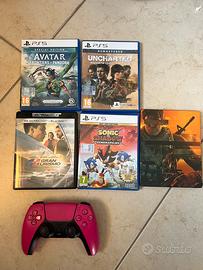 joistick + 4 videogiochi + dvd bluray