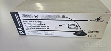 Microfono da Tavolo Monacor ECM 310p
