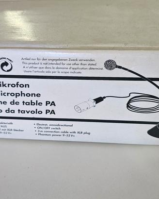 Microfono da Tavolo Monacor ECM 310p