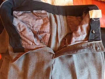 Completo VALENTINO Originale uomo grigio in lana