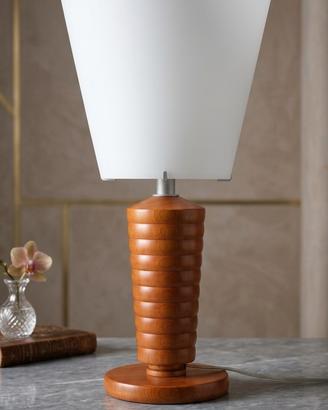 Elegante lampada nuova Natuzzi da tavolo in volto 