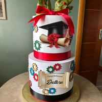 Torta scenografica per Laurea