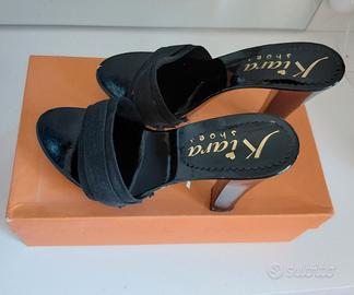 zoccoli ner in legno i kiara shoes n.38