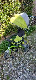 Triciclo evolutivo bambini con maniglione