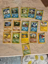 Lotto Carte Pokemon Vintage 1999/2000+ Rare Holo