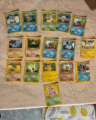 Lotto Carte Pokemon Vintage 1999/2000+ Rare Holo
