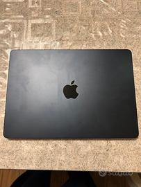 Macbook air 13 pol. 2024 col. mezzanotte 256 gb