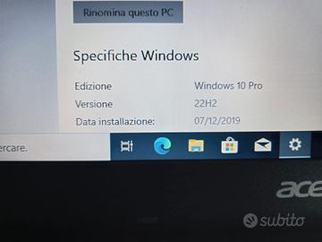 Portatile Acer aspire ES1-511 senza batteria
