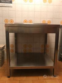 TAVOLO/BANCO PROFESSIONALE IN ACCIAIO INOX