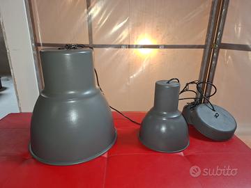 Coppia di lampadari stile garage industriale!!