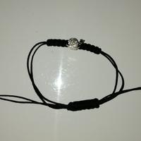 Braccialetto corda e argento Stroilli. Nuovo