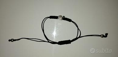 Braccialetto corda e argento Stroilli. Nuovo