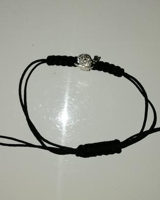 Braccialetto corda e argento Stroilli. Nuovo