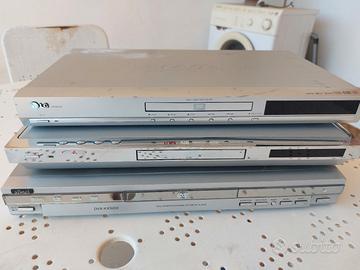Lettori DVD DVX con telecomandi,  funzionanti