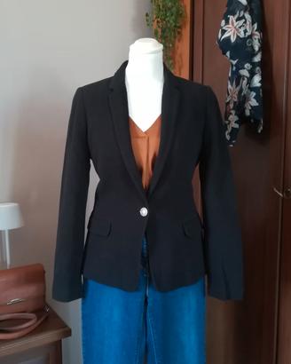 Giacca classica in cotone nero Camaïeu - Tg.44