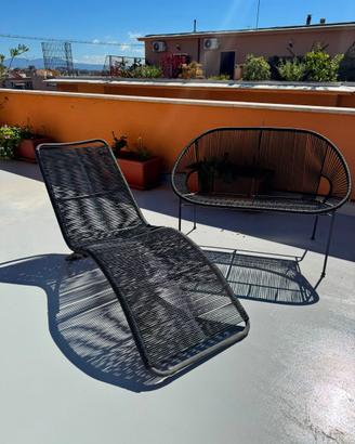 Set Maisons du Monde COPACABANA – divanetto + chai