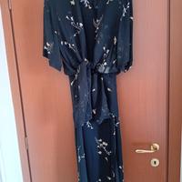 Abito Marella Black Floral  completo con camicia t