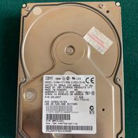Hard disk ibm 13,5gb ata formattato e funzionante