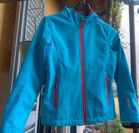 Giacca da vento azzurro CMP 152 cm