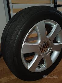 4 cerchi VW  con gomme estive 205/55/16