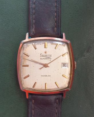 Orologio Levrette Vintage Automatic Incabloc