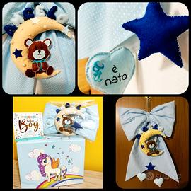 Fiocco nascita personalizzato