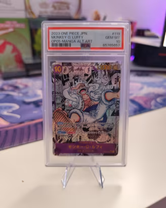 Monkey D. Luffy Manga Rare OP05-119 PSA 10 