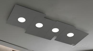 PLAFONIERA TOPLIGHT 4 LUCI ANTRACITE 1129/PL4 R-GA