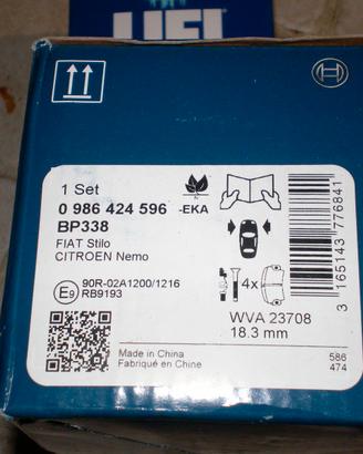 pastiglie freno Fiat Doblo