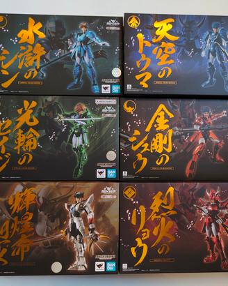 Set 6x I Cinque Samurai Special Color Bandai Nuovi