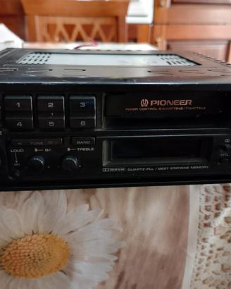 radio pioneer auto d'epoca  funzionante 