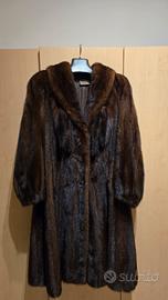 Pelliccia lunga in visone originale