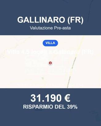 Immobile in asta di 146 m² a Gallinaro