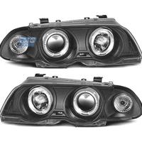 FARI BMW E46 4 PORTE 98-01 ANGEL EYES CCFL FONDO N