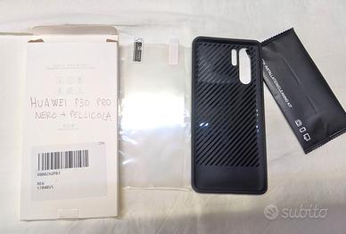 huawei p 30 pro nera cover custodia pellicola