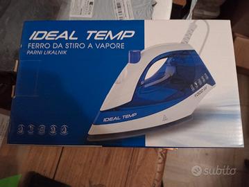 IDEAL TEMP ferro da stiro a vapore piastra da 17cm