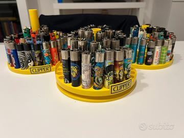 Collezione da 98 accendini clipper