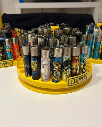 Collezione da 98 accendini clipper