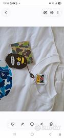 🦍 Bape t-shirt bianca S 
