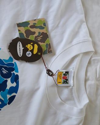 🦍 Bape t-shirt bianca S 